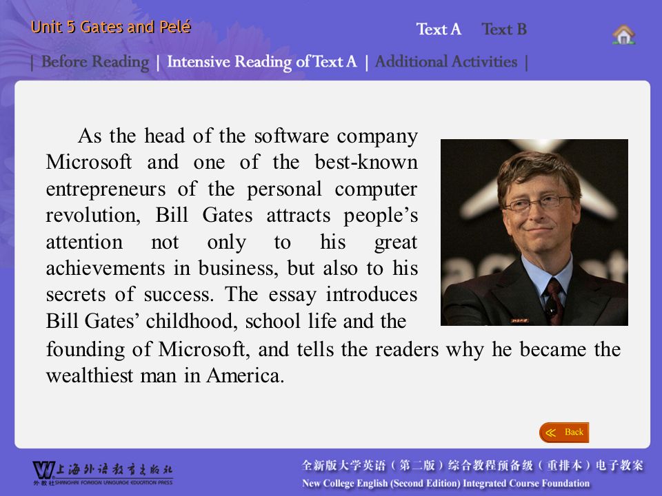 Bill Gates Essay